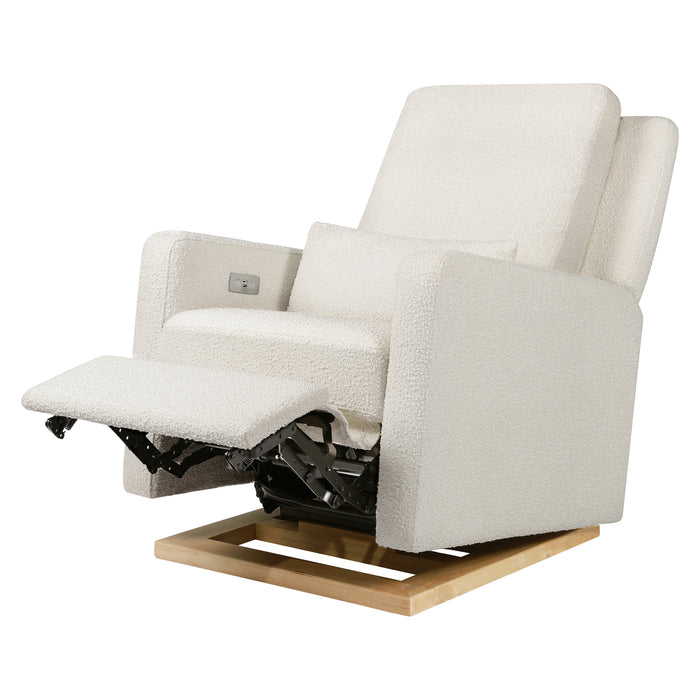 Babyletto Sigi Electronic Recliner and Glider in Boucle with USB port