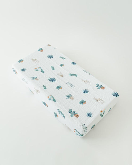 Little Unicorn Cotton Muslin Changing Pad Cover - Prickle Pots