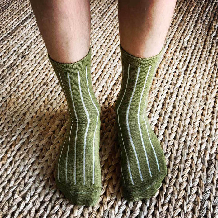 Merino Nature Socks- Grass