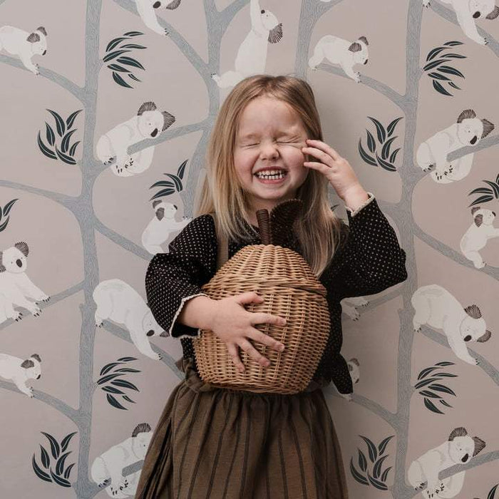 Ferm Living Kids Braided Storage Basket - Apple