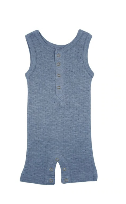 L'ovedbaby Pointelle Sleeveless Romper