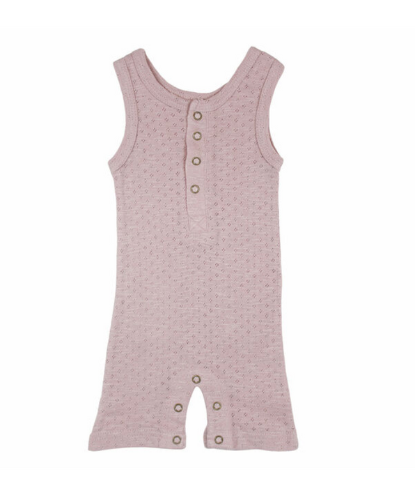 L'ovedbaby Pointelle Sleeveless Romper
