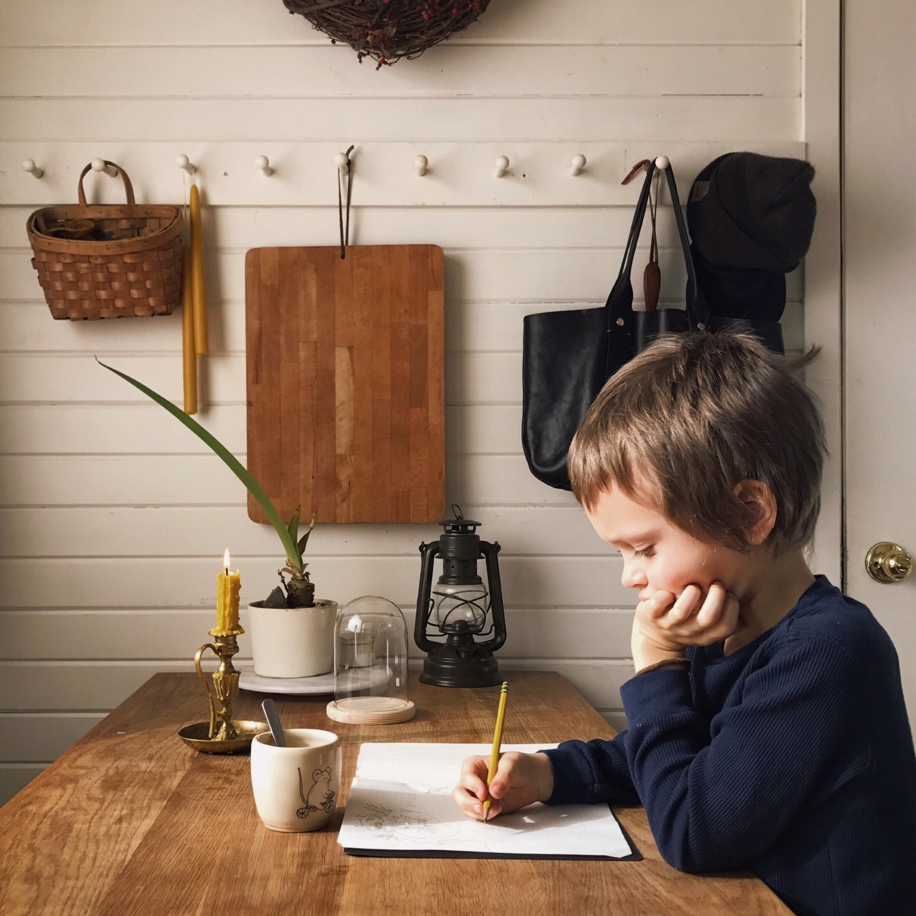 Writing little notes back and forth with children can be a great way to help them learn and grow in how they communicate, whether it's through pictures or words