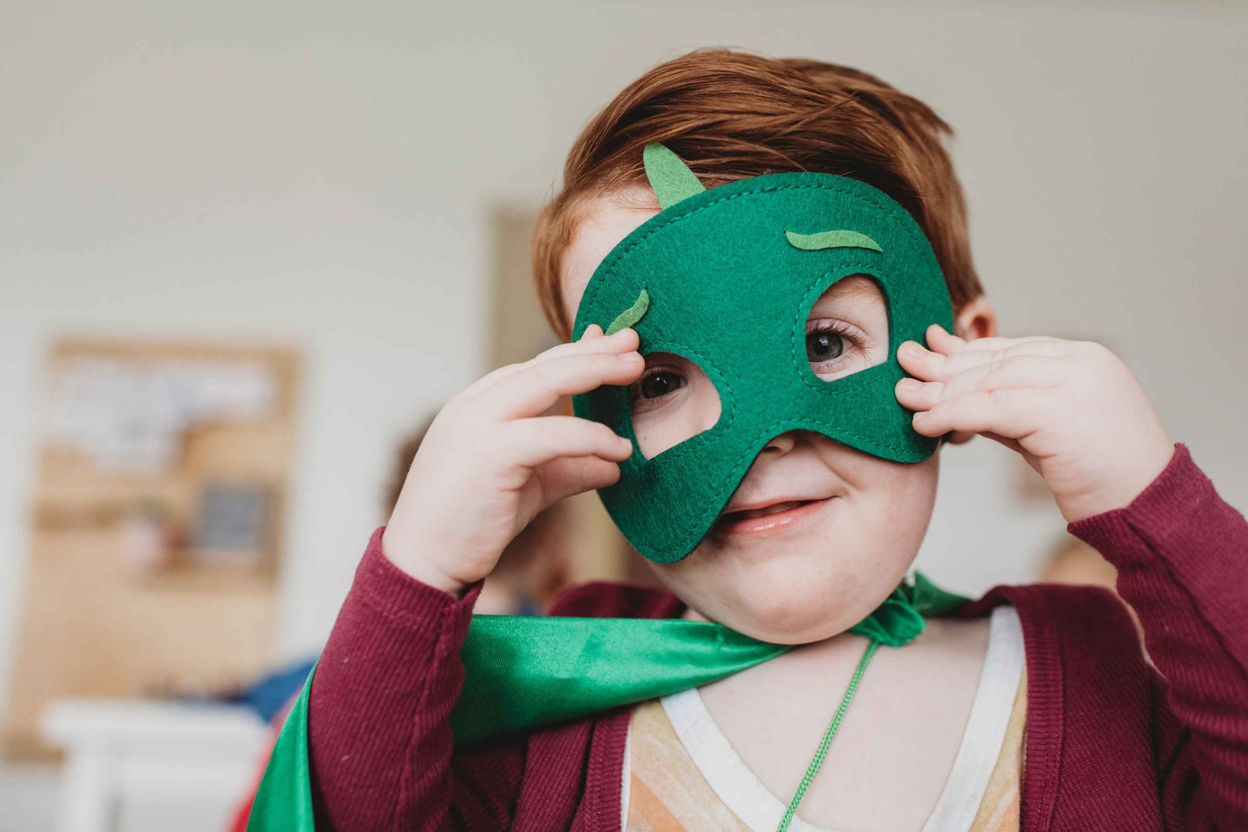 Every child can benefit from dress-up and pretened play. Let your child's imagination run wild as they fly around like a superhero or dance like a princess