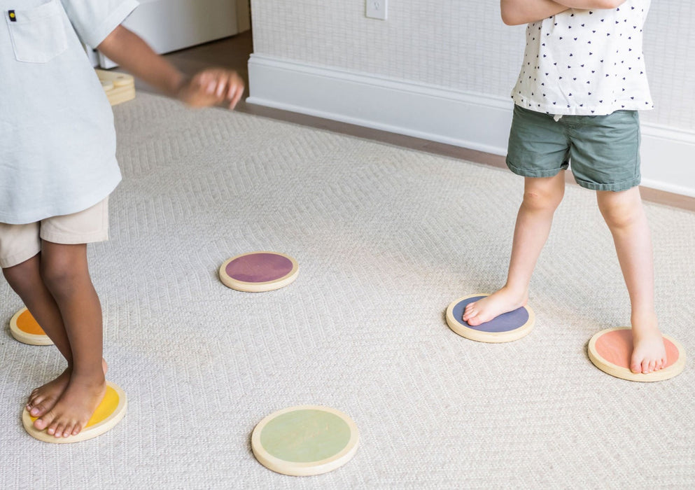 Poppyseed Play Wooden Stepping Stones