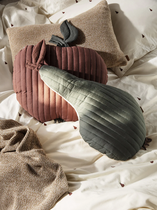 Ferm Living Kids Pear Quilted Cushion