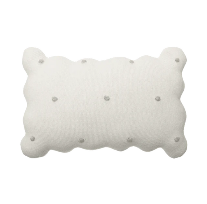 Lorena Canals Knitted Cushion Biscuit