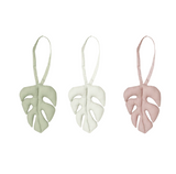 Lorena Canals Set of 3 Rattle Toy Hangers - Monstera Leaves