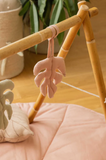Lorena Canals Set of 3 Rattle Toy Hangers - Monstera Leaves