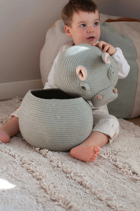 Lorena Canals Basket Henry the Hippo
