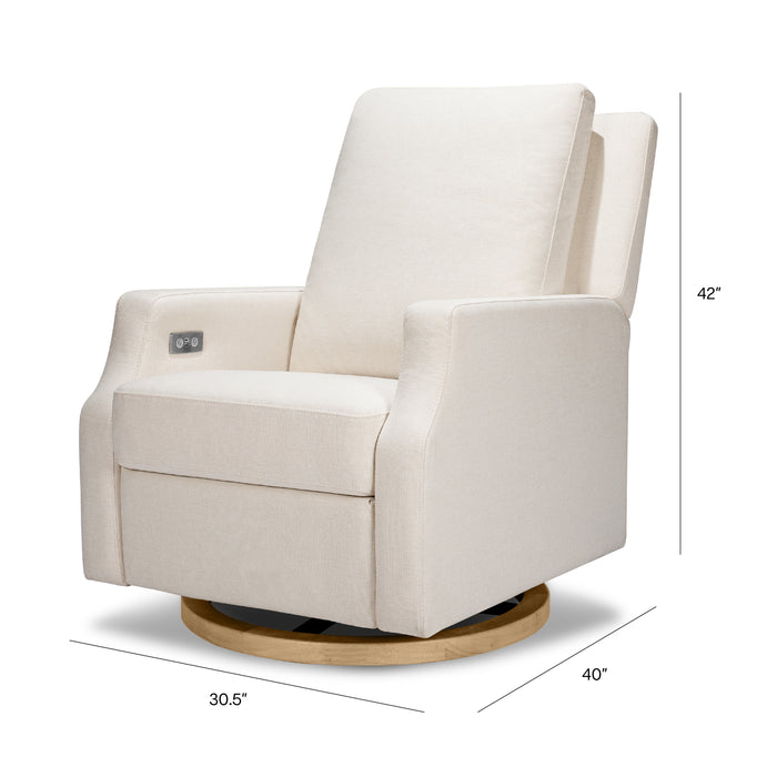Namesake Crewe Electronic Recliner and Swivel Glider in Eco-Performance Fabric