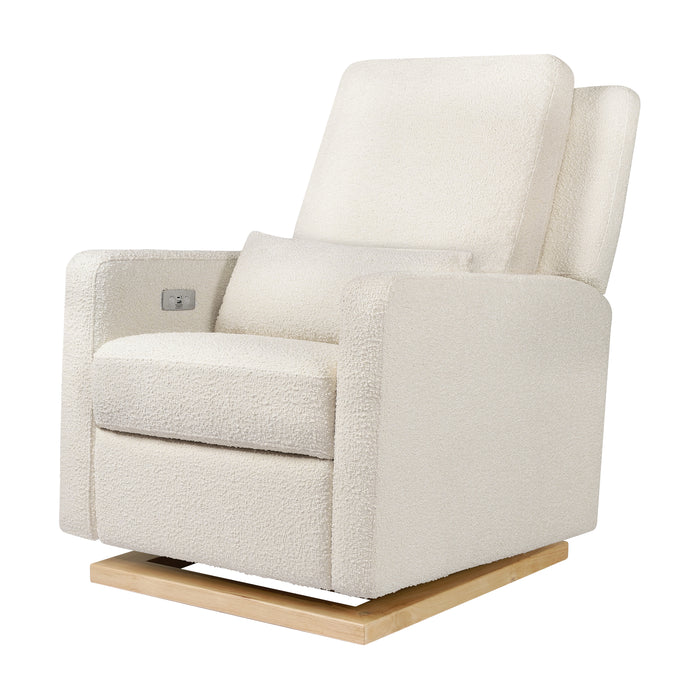 Babyletto Sigi Electronic Recliner and Glider in Boucle with USB port