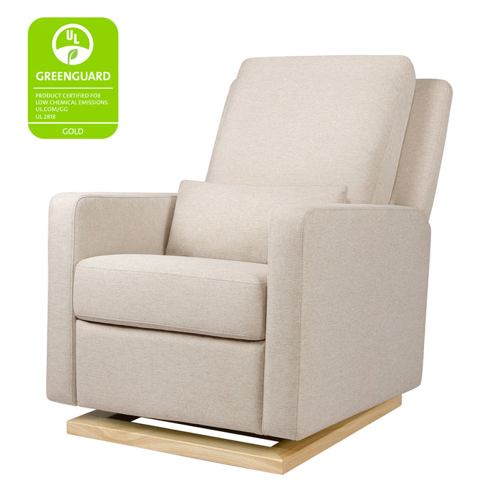Babyletto Sigi Recliner and Glider in Eco-Performance Fabric | Water Repellent & Stain Resistant