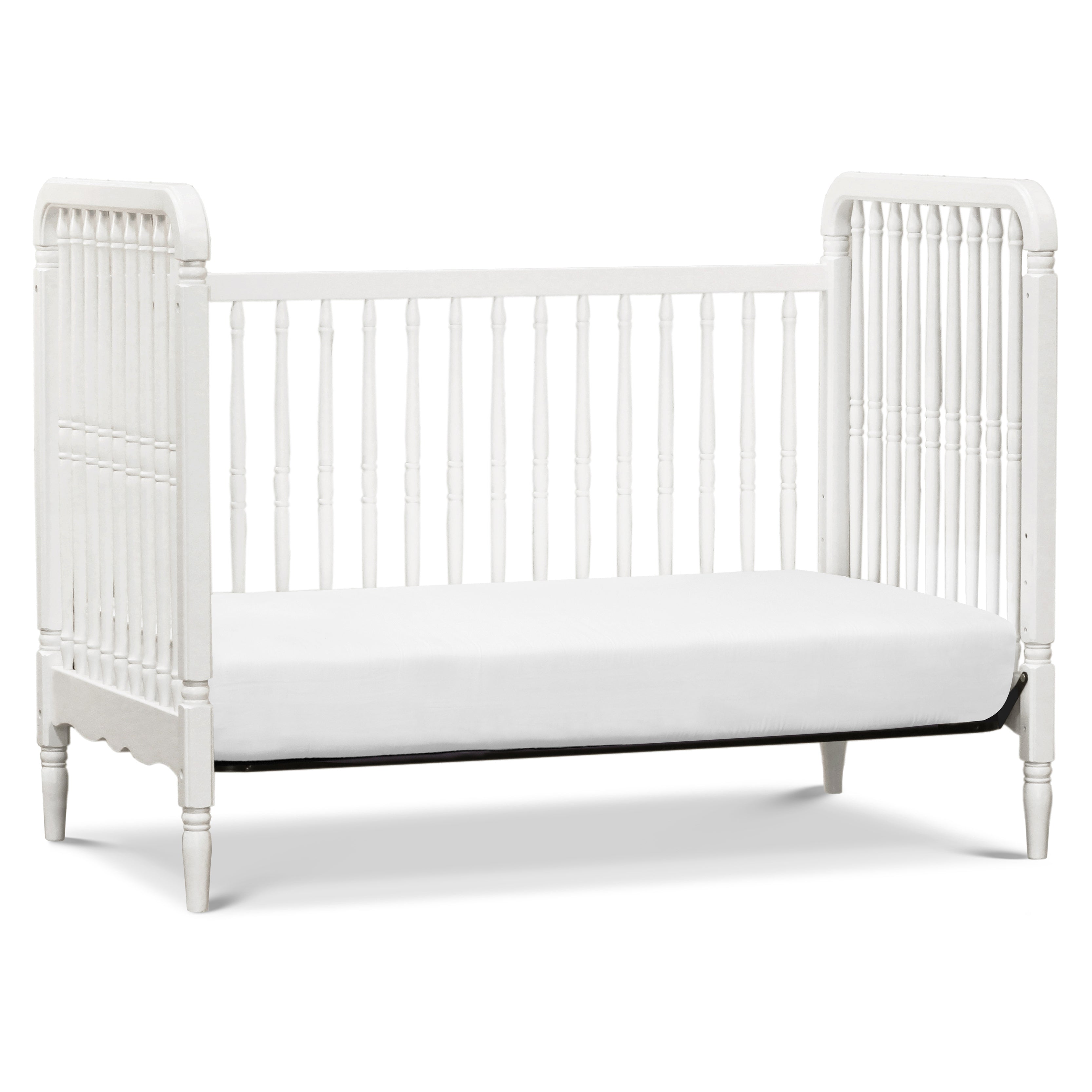 Namesake Liberty 3-in-1 Convertible Spindle Crib with Toddler Bed Conversion Kit