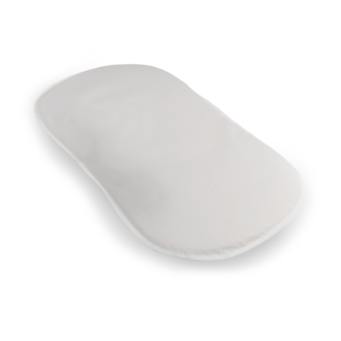 Organic bassinet top mattress oval