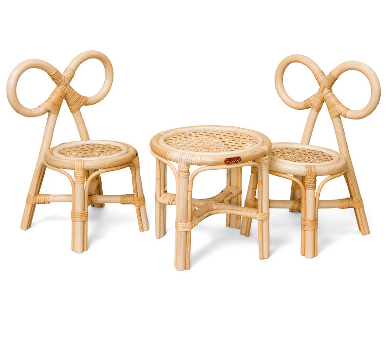 Poppie Toys Mini Bow Chairs - Doll Size