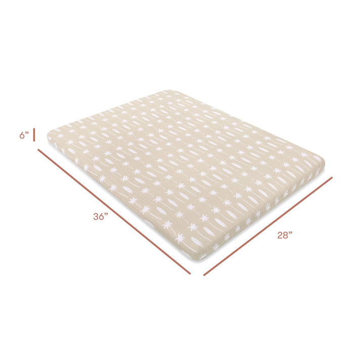 Babyletto All-Stages Midi Crib Sheet in GOTS Certified Organic Muslin Cotton