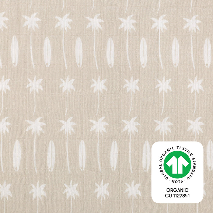 Babyletto Quilted Changing Pad Cover in GOTS Certified Organic Muslin Cotton