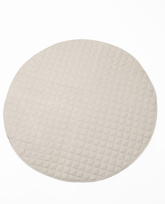 Poppyseed Play Quilted Linen Round Mat