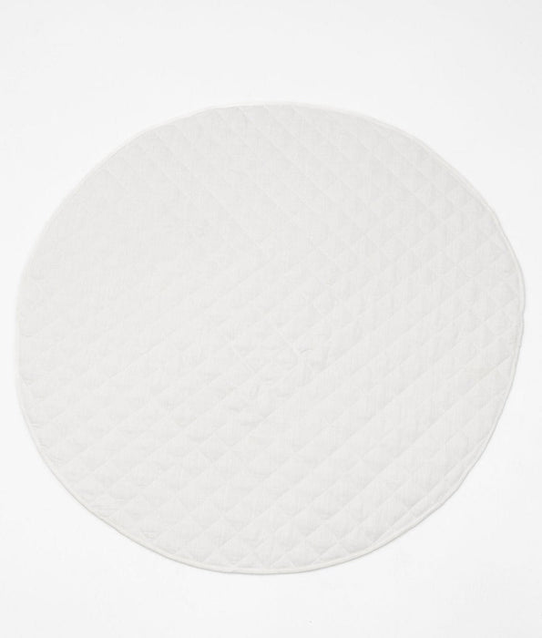 Poppyseed Play Quilted Linen Round Mat
