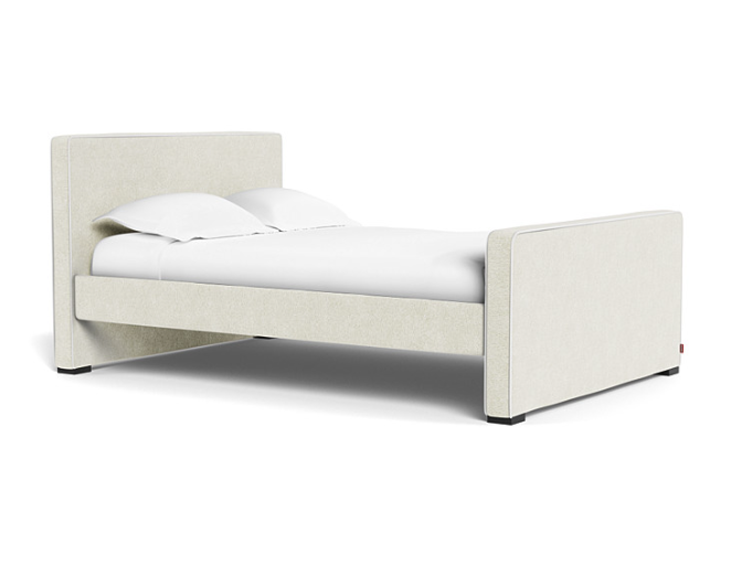 Monte Design Faux Sheepskin Dorma Full Bed | High Headboard