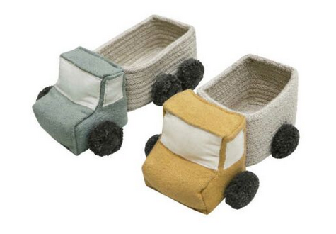 Lorena Canals Truck Mini Baskets Set