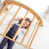 Climbing Arch & Rocker Balance - Montessori Climbers for Kids 1-7 y.o. – Beige