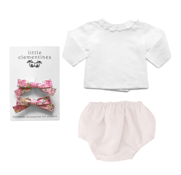 Louelle Liberty Bow Gift Set | Blossom Pink