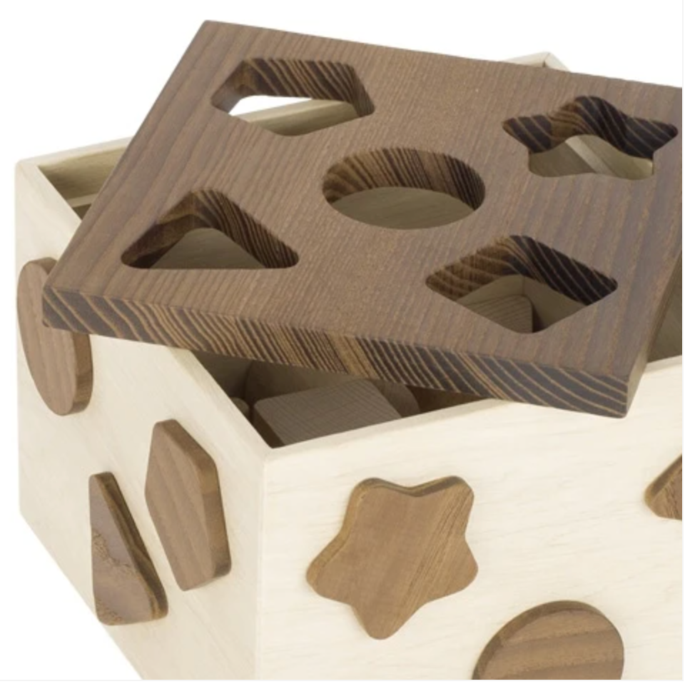 Goki Wooden Sort Box - Natural