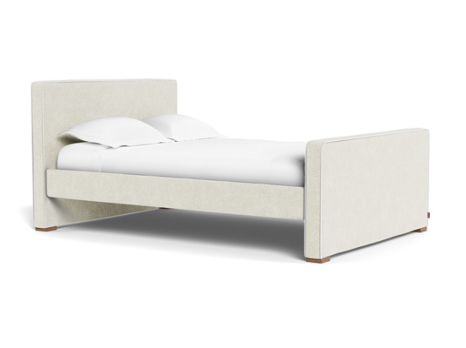 Monte Design Faux Sheepskin Dorma Full Bed | High Headboard