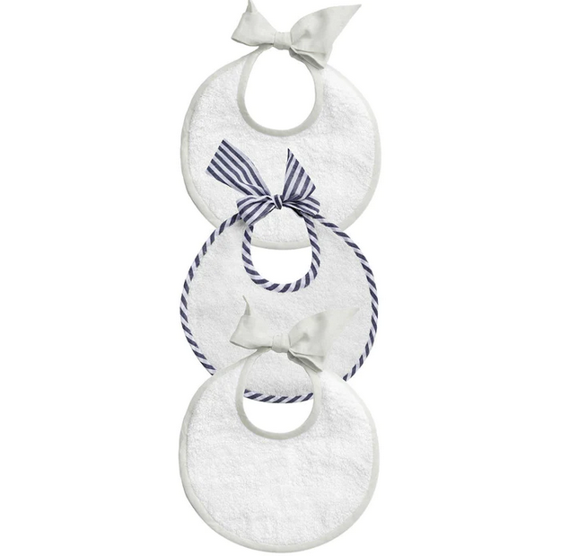 Louelle Luxury Linen Newborn Bib Gift Set