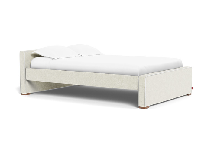 Monte Design Faux Sheepskin Dorma Full Bed | Low Headboard