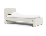 Monte Design Faux Sheepskin Dorma Twin Bed | High Headboard