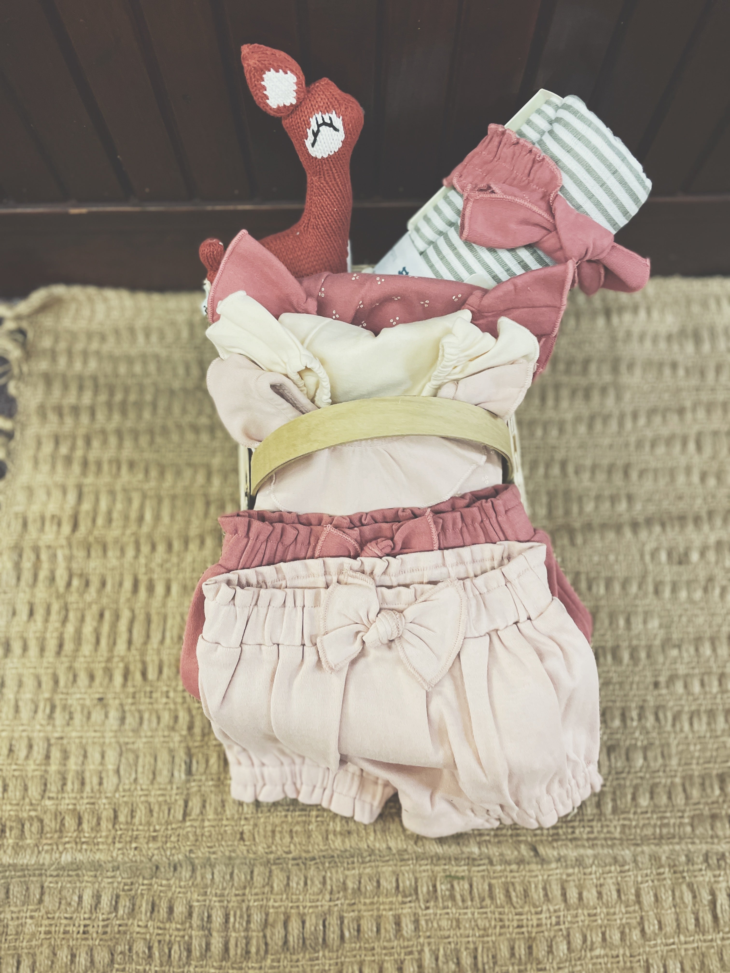 Baby Girl Gift Basket: Size 9-12m