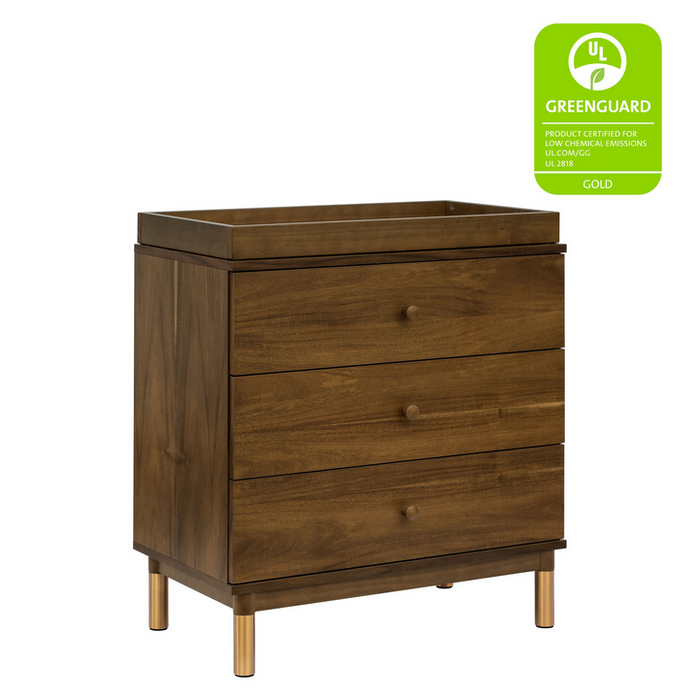 Gelato 3 Drawer Changer Dresser with Removable Changing Tray fawn forest