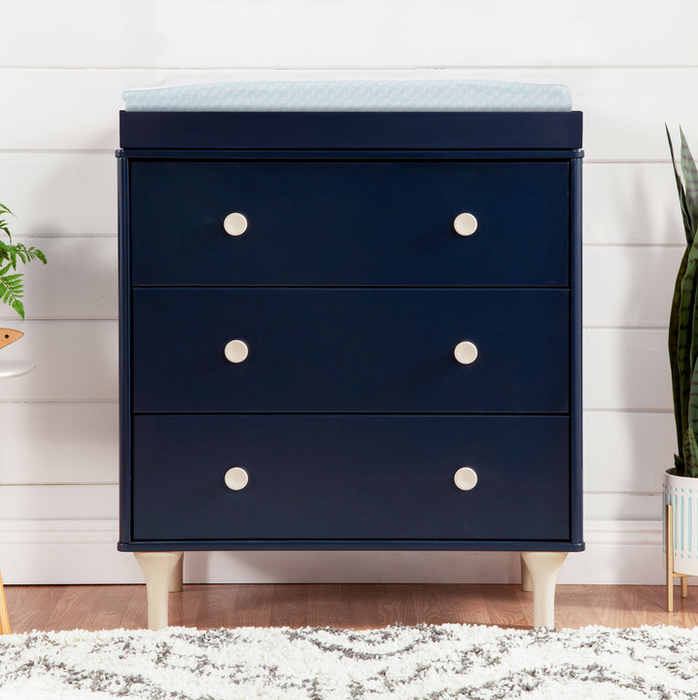 Babyletto Lolly Dresser Changing Table 3 Drawer fawn forest