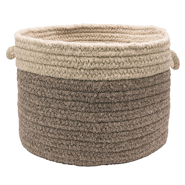 Colonial Mills Chunky Natural Wool Dipped Basket — fawn&forest
