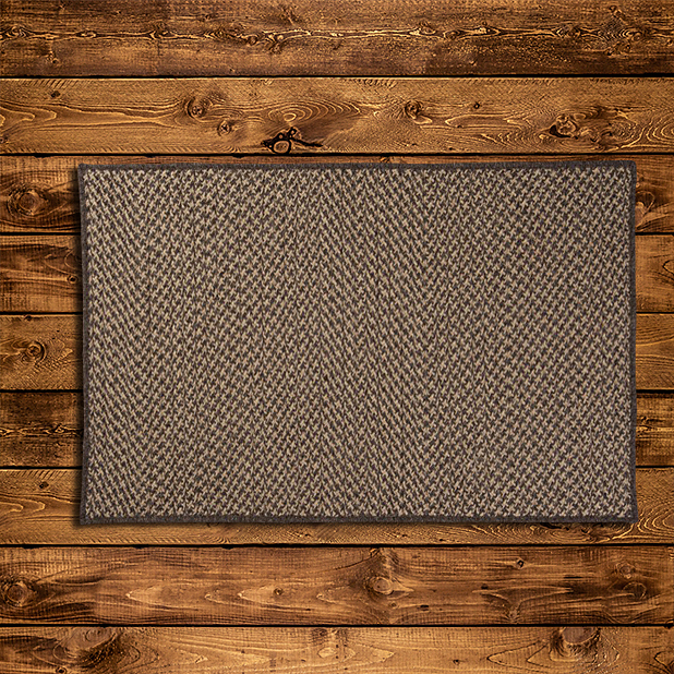Colonial MIlls Natural Wool Houndstooth Rug