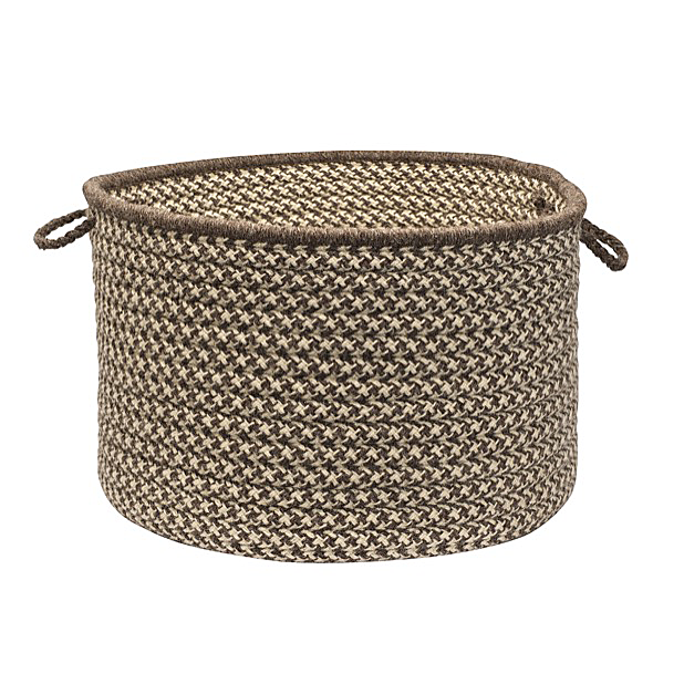 Colonial Mills Natural Wool Houndstooth Basket