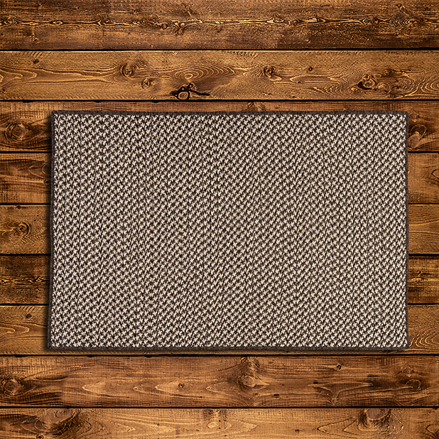 Colonial MIlls Natural Wool Houndstooth Rug