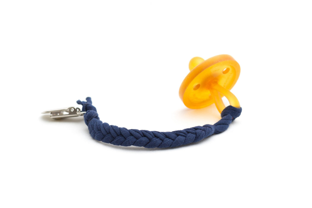 Madeline's Box Soft Braided Pacifier Clip