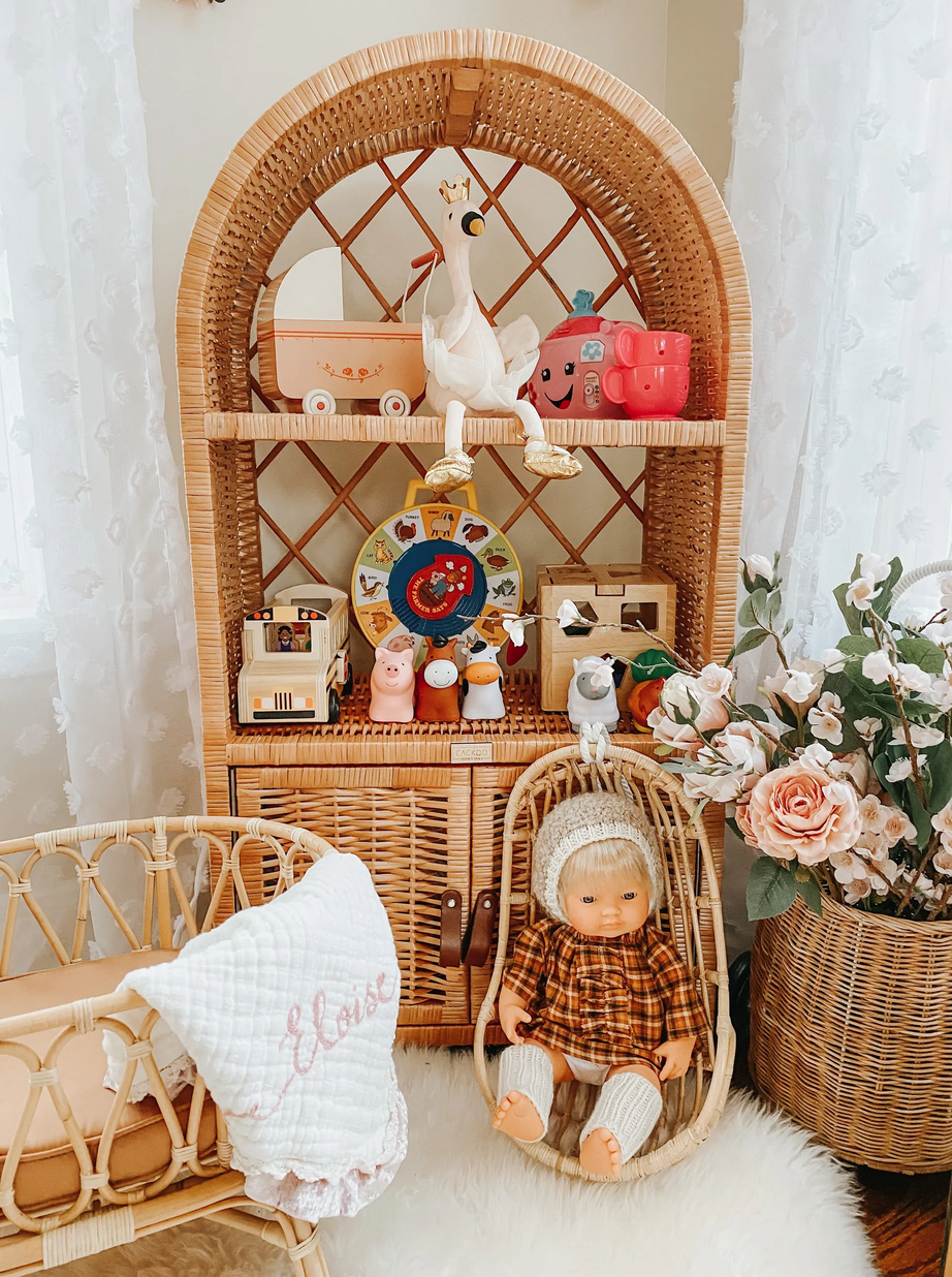 Poppie Toys Hanging Egg Chair for Dolls