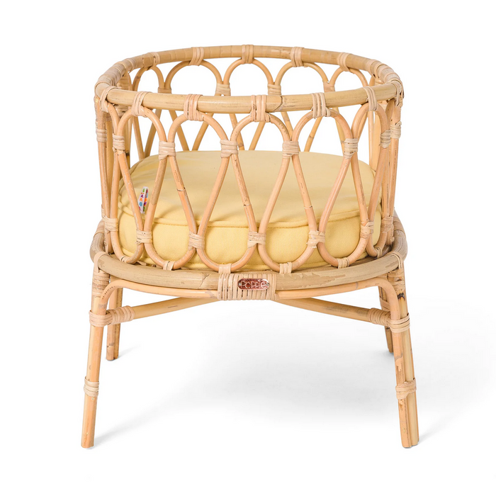 Poppie Toys Rattan Doll Crib - Classic Collection