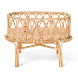 Poppie Toys Rattan Doll Crib - Signature Collection