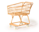 Poppie Toys Rattan Shopping Cart