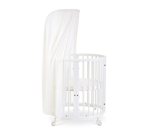 Stokke Sleepi Mini Canopy Round Mini Crib fawn&forest