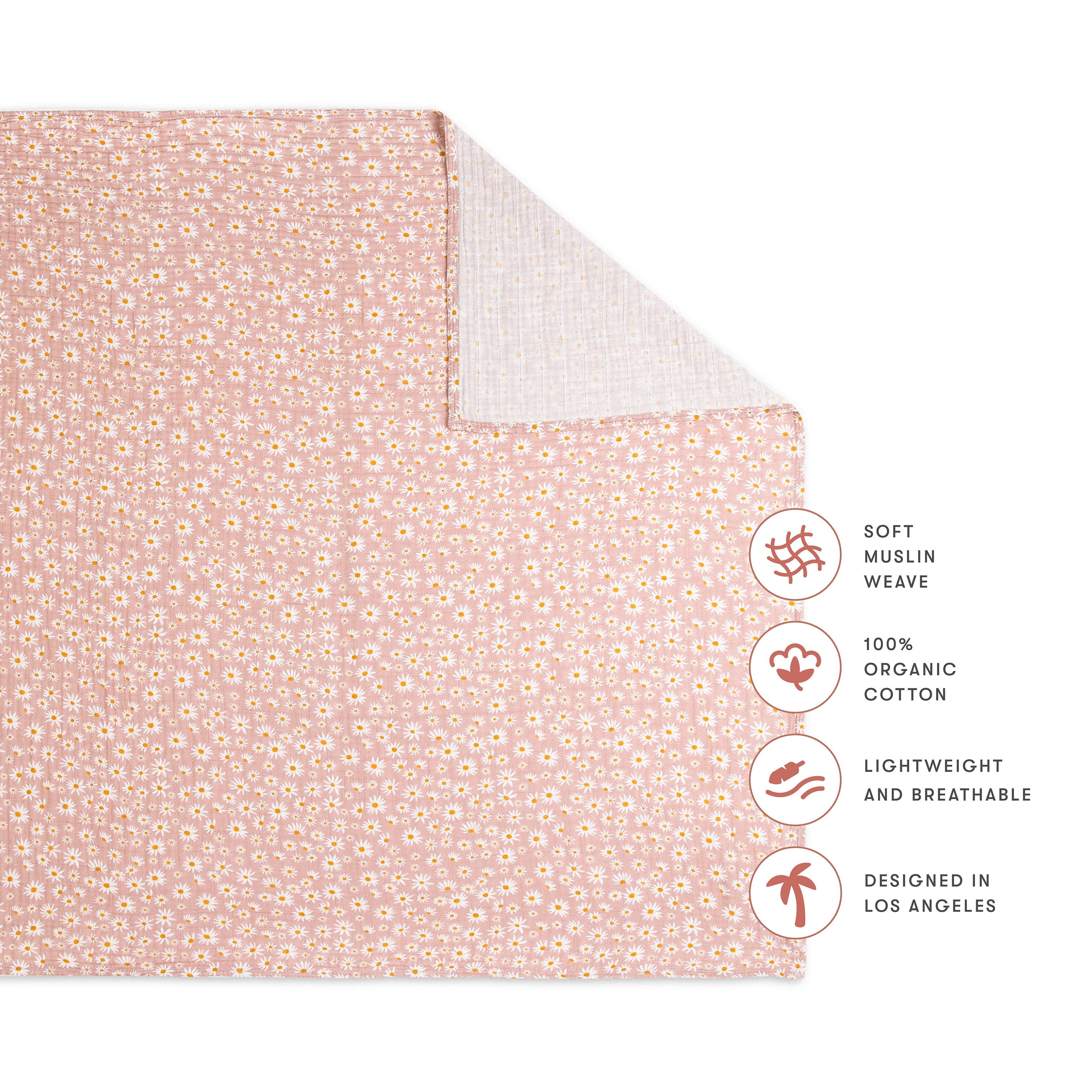 Babyletto Swaddle in GOTS Certified Organic Muslin Cotton