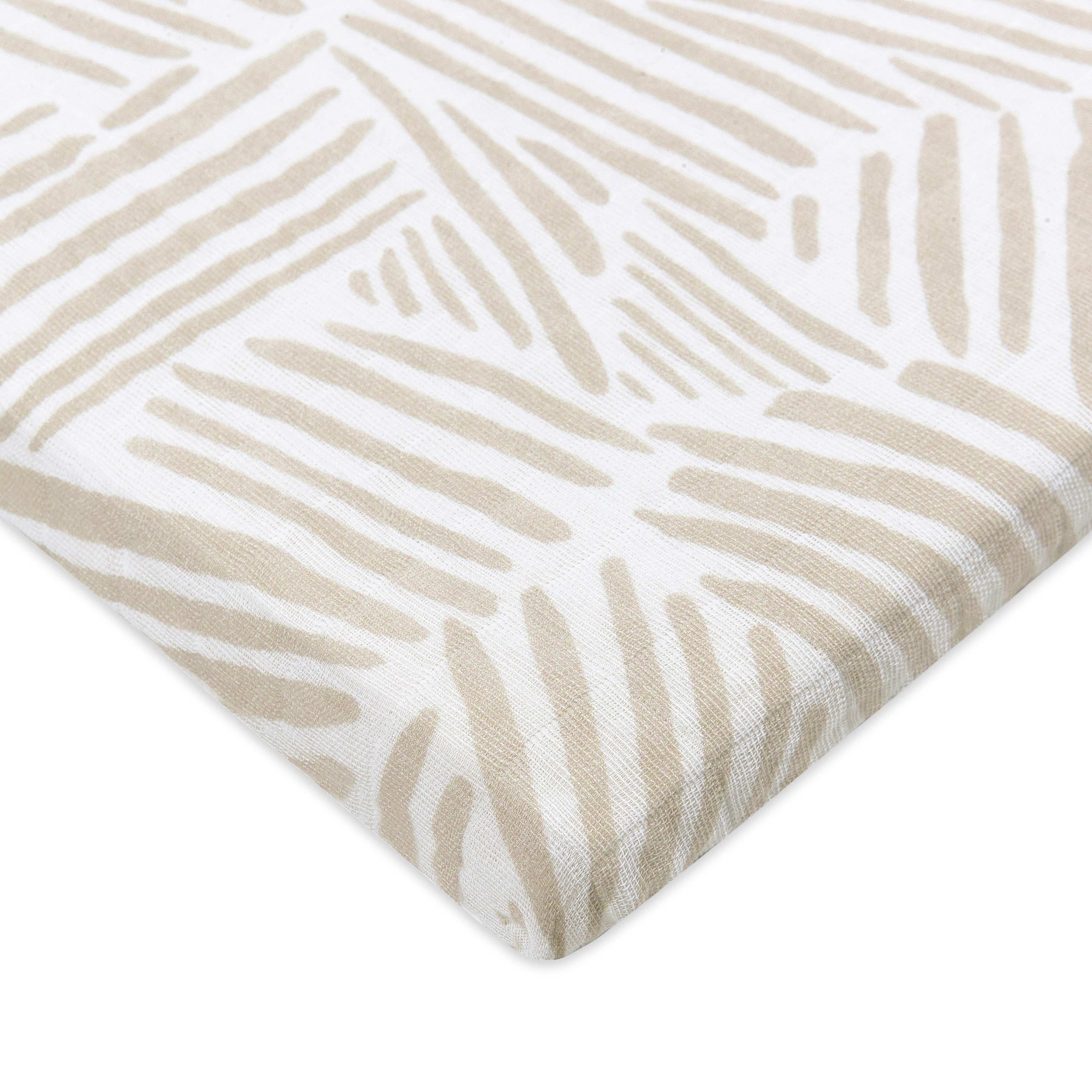 Babyletto All-Stages Bassinet Sheet in GOTS Certified Organic Muslin Cotton