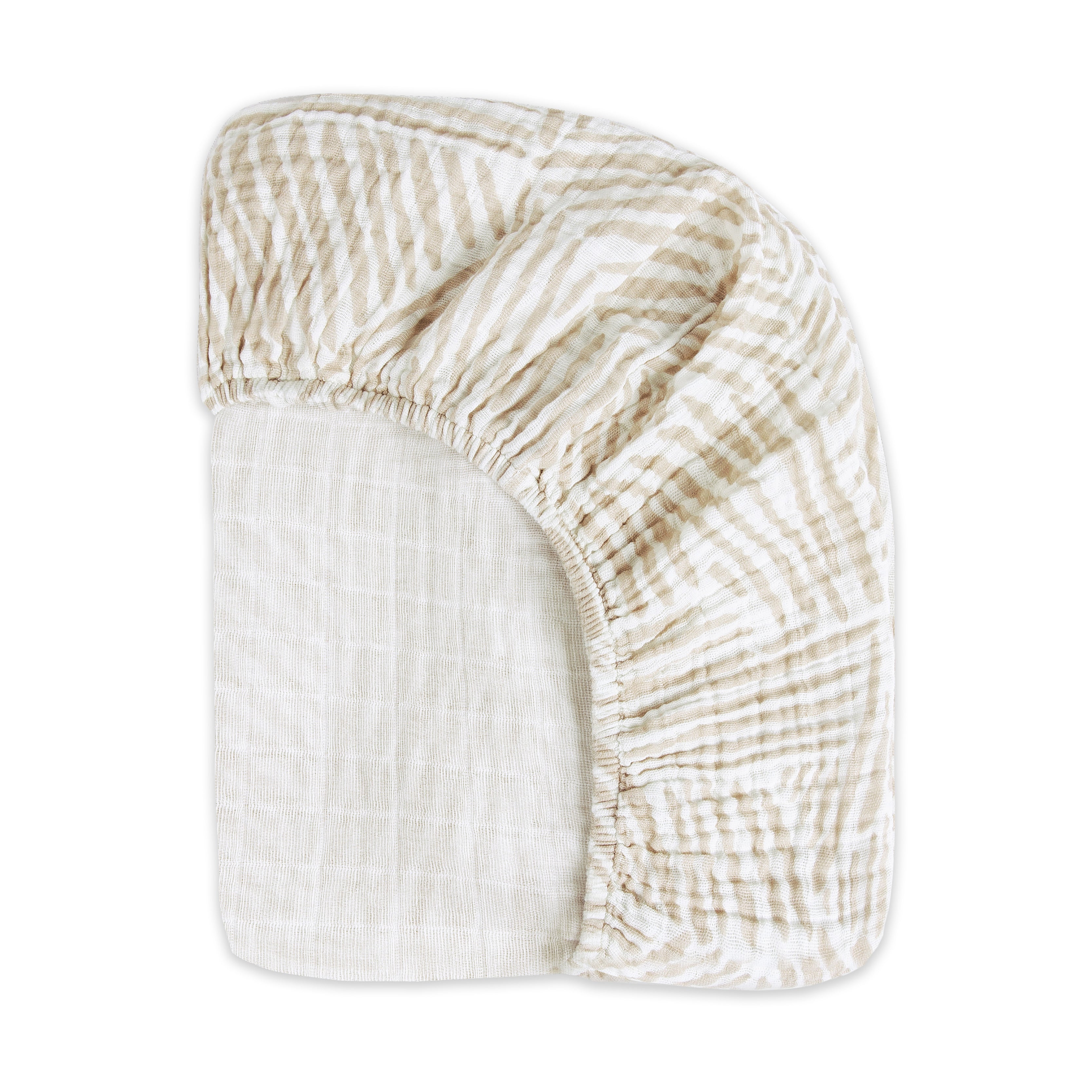 Babyletto Mini Crib Sheet in GOTS Certified Organic Muslin Cotton