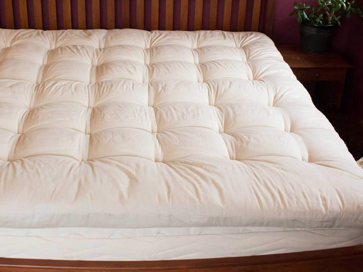 Holy Lamb Quilted Wool Mattress Topper - fawn&forest